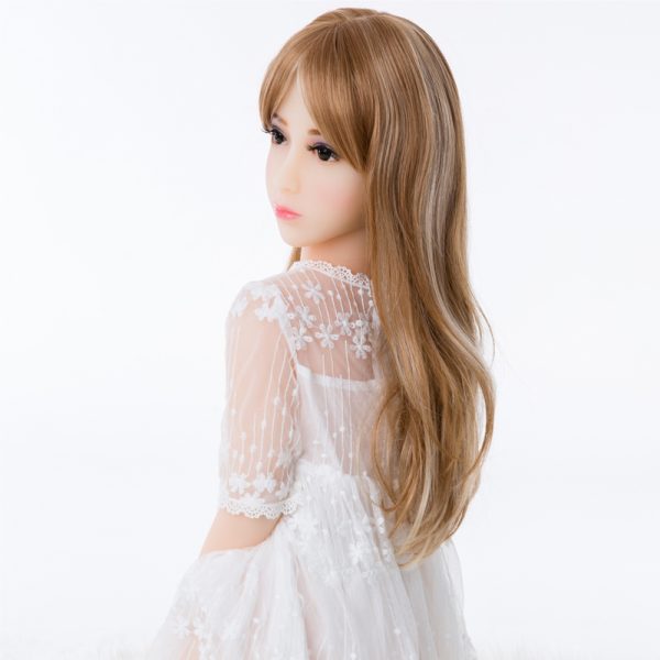 100cm 125cm Top Quality Silicone With Skeleton Sex Dolls Flat Chest Mini Japanese Love Doll